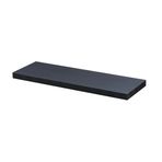 BHP Ahşap Dikdörtgen Salon Siyah 80x23.5x3.8 cm Dekoratif Raf