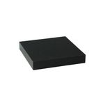 BHP Mdf Kare Salon Siyah 23.5x23.5x3.8 cm Dekoratif Raf