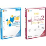 Bi Bigelio Üçdörtbeş Tyt Ayt Geometri Soru Bankası 1 ve 2. Kitap Seti Üçdört