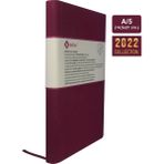 Bi Defter Cizgisiz Defter -Özel El Yapımı, El Dikişi, (Iplik Dikiş) Viskon Kumaş Ciltleme A/5 "benzersiz Ürün" Bordo
