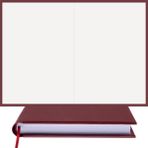 Bi Defter Çizgisiz Defter – Termo Deri Ciltli, %100 El Yapımı, El Dikişi, (Iplik Dikiş) “benzersiz Ürün” A/5 - Bordo