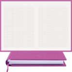 Bi Defter Kareli Defter – Viskon Kumaş Ciltli, %100 El Yapımı, El Dikişi, (Iplik Dikiş) “benzersiz Ürün” A/5 - Lila
