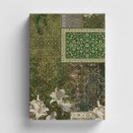 Bi' Dünya Haber Etnik Kolaj Serisi 5 Ruh-I Revan Bullet Journal A5 Noktalı Defter - Gentian