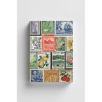 Bi Dünya Haber Vintage Serisi 12 Pul Koleksiyonu Bullet Journal A5 Noktalı Defter