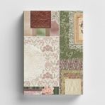 Bi' Dünya Haber Vintage Serisi 4 Motif Panosu Bullet Journal A5 Noktalı Defter - Obsidian