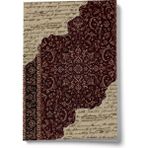 Bi' Dünya Haber Vintage Serisi 9 Hisli Satırlar A6 Çizgili Mini Defter Not Defteri - Crimson