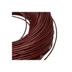 Bi hızlı Hakiki Deri Ip (5 Metre ) Bordo