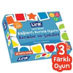 Bi Kutu Oyun +3 Yaş Link Renkler Şekiller Bağlantı Kurma Oyunu