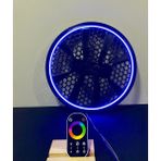 Bi Moda 30 CM RGB Neon Işıklı Kumandalı Bas Subwoofer Ve Midrange Hoparlör Kapağı 1 Adet