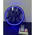 Bi Moda 30 cm Rgb Neon Işıklı Kumandalı Bas ve Midrange Kapağı Işıklı Subwoofer Kapağı 30 cm