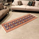 Bi.Te Rich Kilim - 73 x 208 - Kök Boya - El İşçiliği (K004)