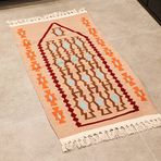 Bi.Te Rich Kilim Seccade - 123 x 64 cm - Kök Boya - El İşçiliği (S005)