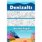 Bi Wini Denizaltı Temalı Eğitici Boyama Kağıdı 2,5 Metre Rulo Çocuklar İçin Eğlenceli ve Öğretici