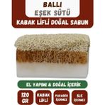 Bia Life Doğal Kabak Lifli Ballı & Eşek Sütü Özlü Doğal Sabun 120 gr