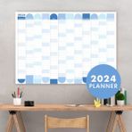 Bi'aldım 2025 Yıllık Planlayıcı Duvar Takvimi Mavi 2025 Yılı Planlayıcısı Aylık Planlayıcı Boyut 35 x 50 cm