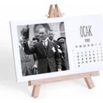 Bi'aldım Atatürk Fotoğraflı 2027 Takvim Şövale Masa Takvimi - 1 Adet
