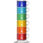 Bialetti - 6'lı İstiflenebilir Fincan Seti