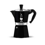 Bialetti Nera 6 Cup Siyah Moka Pot
