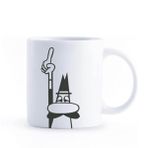 Bialetti Omino 320 ml Beyaz Porselen Kupa