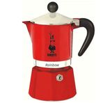Bialetti Rainbow 3 Cup Kırmızı Moka Pot