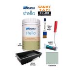 Bianca Stella Boya 4 Parçalı Set ( 1Lt Boya - Boya Tavası- Stella İpek Fırça - Kadife Rulo) Yasemin