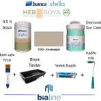 Bianca Stella Boya Seti - Tüm Renkler (6 Parçalı Diamond Boya Seti) - 0.5 lt - Kese Kağıdı