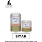 Bianca Stella Su Bazlı Saf Akrilik Boya 1 lt 0800 Siyah - SİYAH