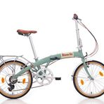Bianchi 20 Jant New Vintage Folding 290H 7S Tourney Celeste Katlanabilir Bisiklet