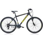 Bianchi 26J Bianchi Aspıd 26 Dağ Bisikleti - Mat Siyah Sarı Beyaz - 38 - Siyah - Sarı - Beyaz