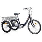 Bianchi Cargo 24-20 Jant Siyah 3 Tekerlekli Bisiklet