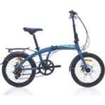 Bıanchı F013 20 Jant Katlanır Bisiklet 290H AL-6061 7 Vites Vb Black-Celeste - Siyah