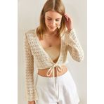 Bianco Lucci 40831044 Ajurlu Bolero Kadın Bluz