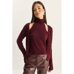 Bianco Lucci Kadın Halter Yaka İçten Bluz Detaylı Hırka TH251006 60283834