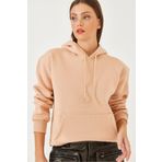 Bianco Lucci Kadın Kanguru Cepli Sweatshirt MBHS012 60601012