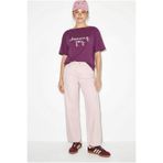 Bianco Lucci Kadın Nakışlı Yazı İşlemeli Kayık Yaka T-Shirt 60382604
