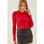 Bianco Lucci Kadın Prenses Kol Fitilli Bluz 2111 60351109