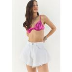 Bianco Lucci Kadın Püsküllü Yüksek Bel Denim Şort 8026 60283268