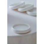 Bianco Perla Porselen Yuvarlak Tabak - 10 Cm