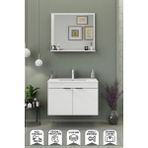 Biani Arya 85 CM Beyaz Banyo Dolabı