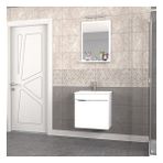Biani Arya Mat Beyaz 55 CM Banyo Dolabı