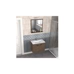 Biani Aybe Kahve Fix Arya 75 cm Banyo Dolabı