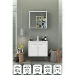 Biani Fix Loft 75 CM Beyaz Banyo Dolabı