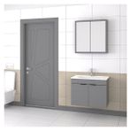 Biani Fix Loft 75 cm Mat Gri Banyo Dolabı