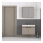 Biani Fix Loft 85 cm Latte Banyo Dolabı