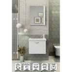 Biani Fix Maxila 60 CM Beyaz Banyo Dolabı