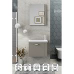Biani Fix Maxila 60 CM Latte Banyo Dolabı
