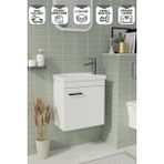 Biani Fix Nova 50 cm Alt Banyo Dolabı Renk Mat Beyaz