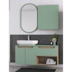 Biani Katia 120 cm Su Yeşili Banyo Dolabı