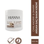 Bianna Sac Bakim Kremi Argan Yagli Canlandirici Ve Onarici Sac Bakim Kremi Tum Sac Tiplerine Uygun