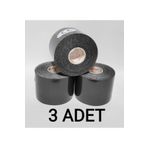 BiaTape Bia Tape Kinesio Siyah Sporcu Ağrı Bandı 3 lü x 5 M 5 cm